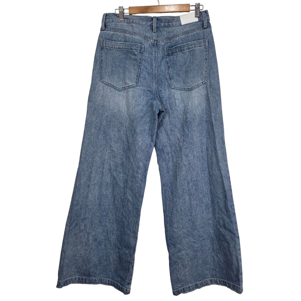 pistola Light Blue Wide Leg Jeans - Picture 3 of 10